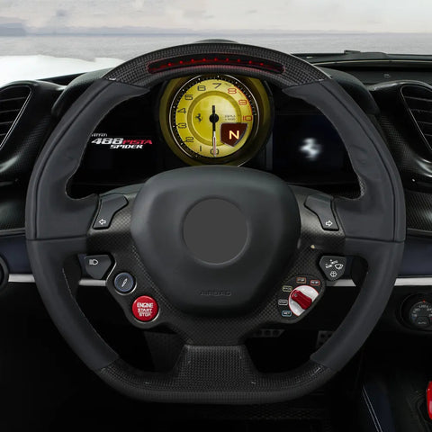 Ferrari Custom Carbon Fiber Steering Wheel