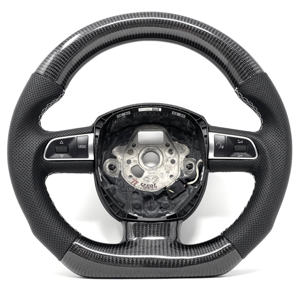 Audi Custom Carbon Fiber Steering Wheel