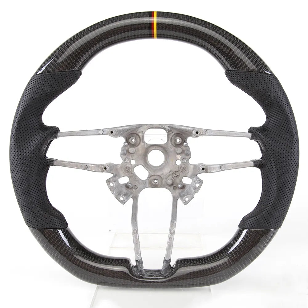 Porsche Custom Carbon Fiber Steering Wheel