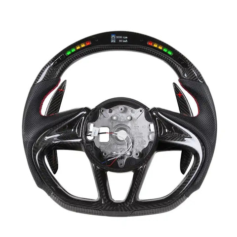 McLaren Custom Carbon Fiber Steering Wheel