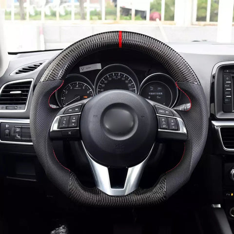 Mazda Custom Carbon Fiber Steering Wheel